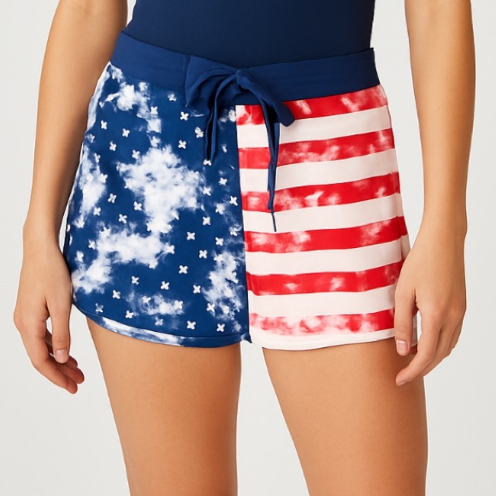 (O’Rageous Juniors Swim Shorts – Stars & Stripes, Size S (NWT) (A6)✨✨